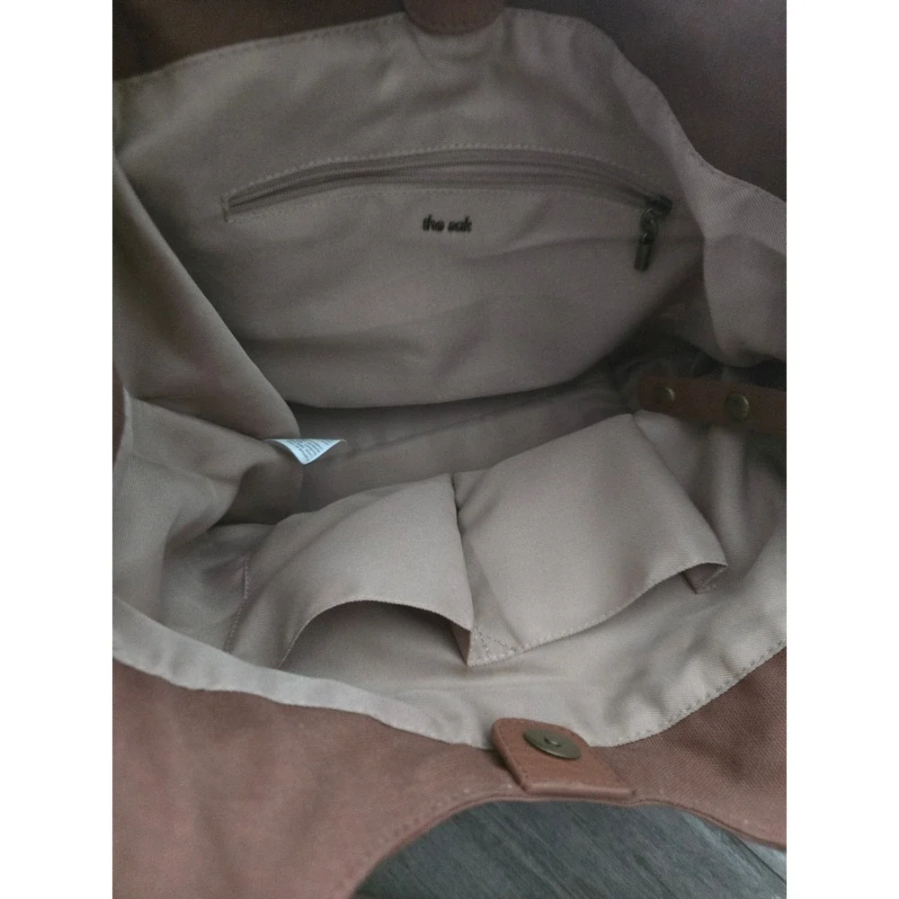 The Sak Roma Tan Woven Straw Hobo Bag‎ Shoulder Bag Purse - Picture 6 of 9